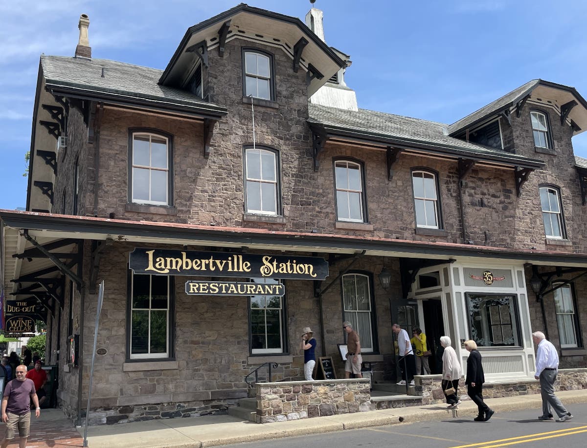 The Lambertville Station.
