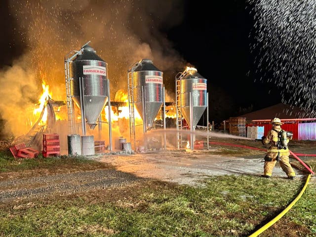 Fire Rips Through Bucks County Barn In Solebury | New Hope, PA Patch