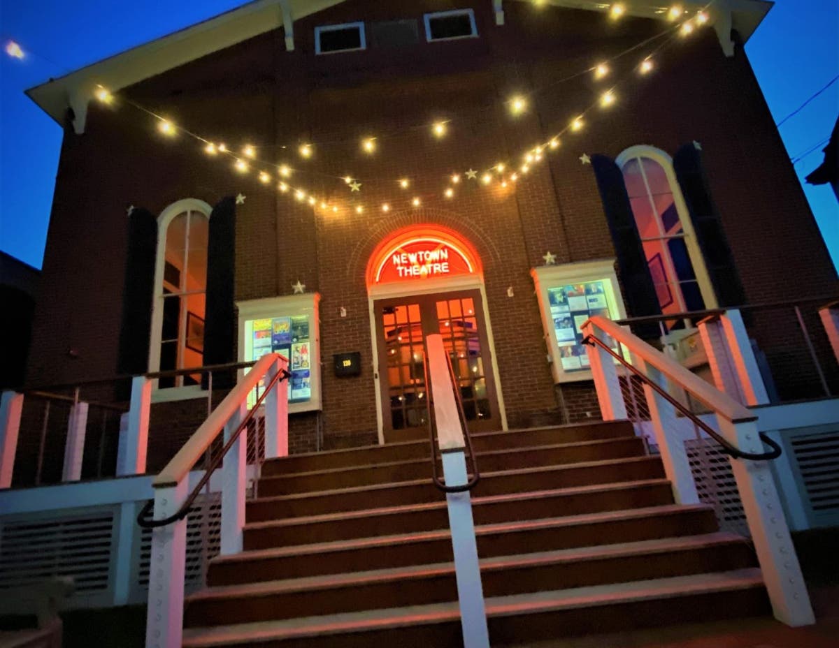 The Newtown Theatre is located at 120 North Main Street in Newtown.