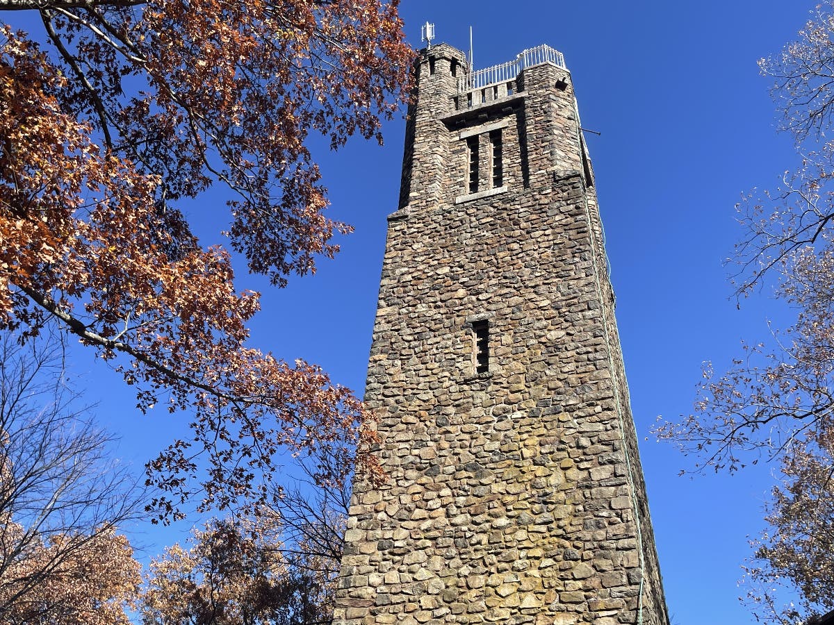 Rising 125 feet in the air atop Bowman’s Hill and offering a 14-mile view on a clear day, Bowman’s Hill Tower is a favorite stop for locals and tourists alike.