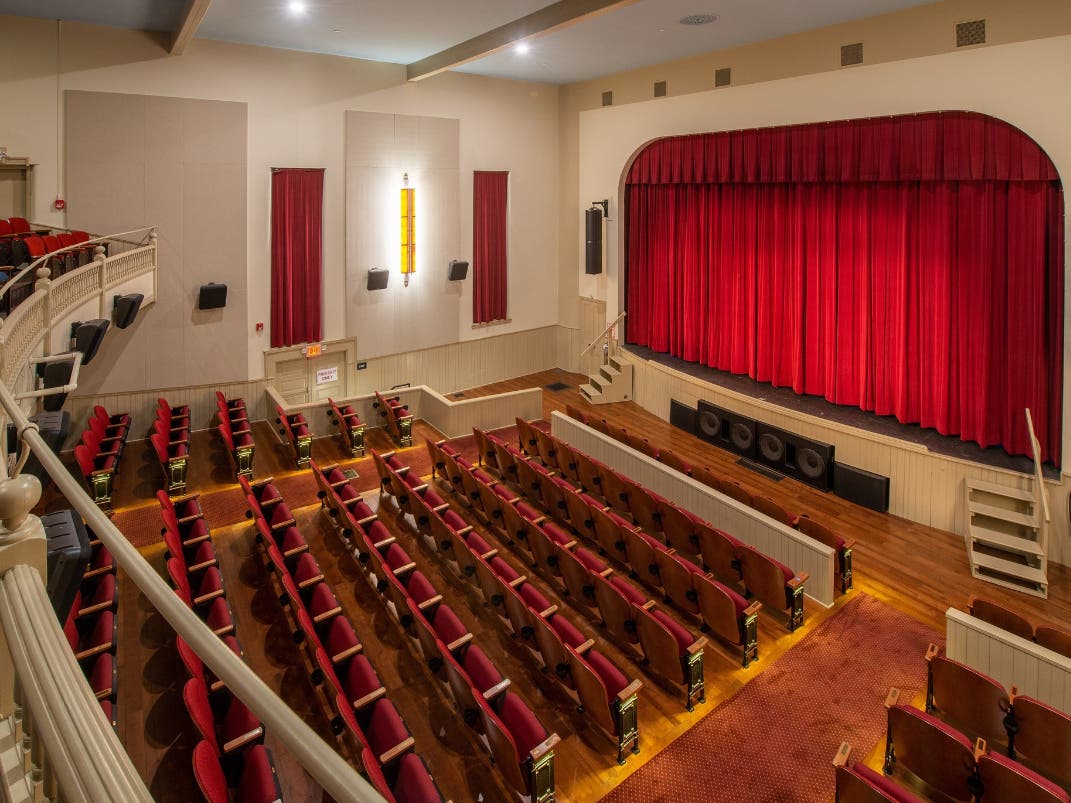 Inside the theatre at 120 North State Street in Newtown Borough.