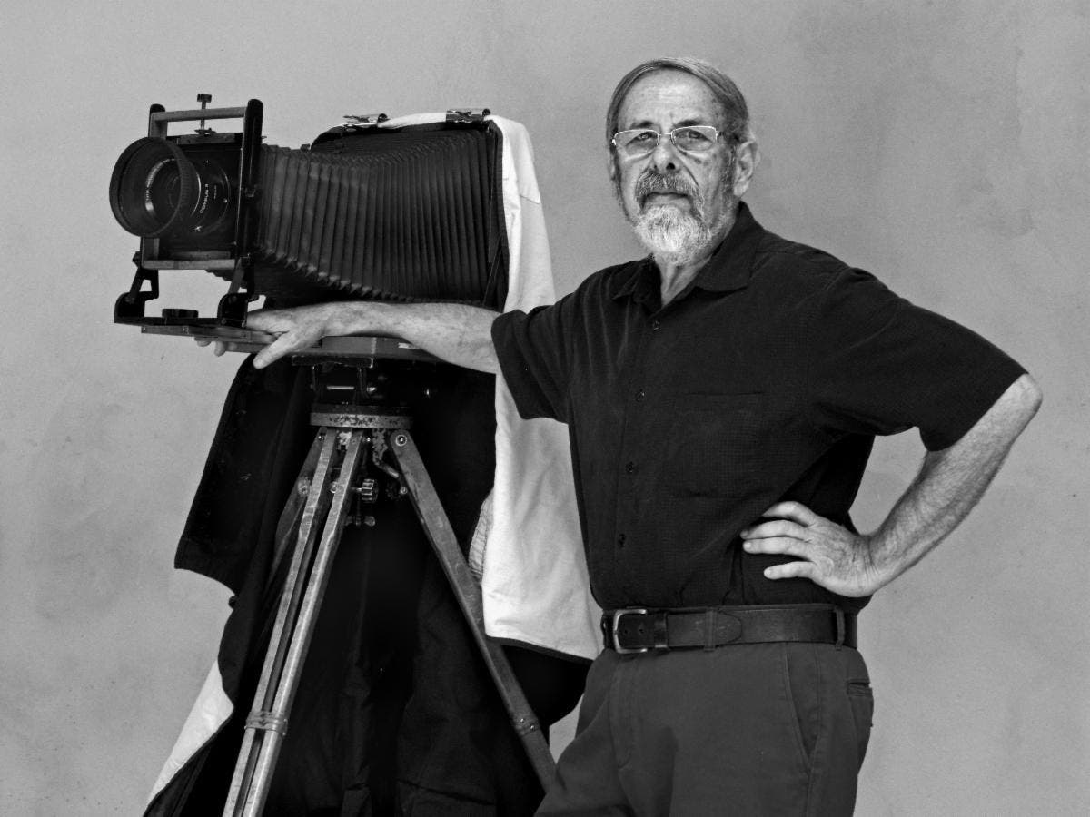 Brucee Katsiff with his camera equipment.