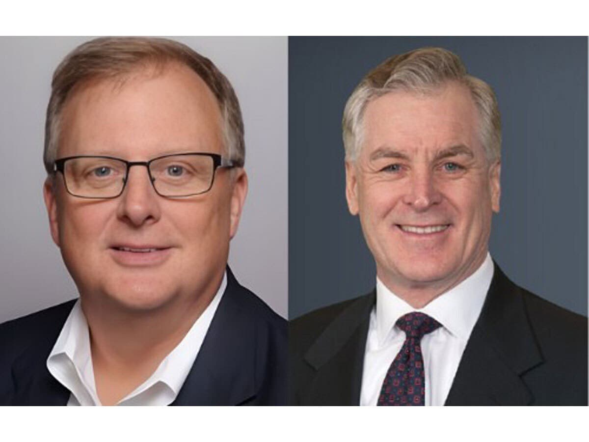 Biotech entrepreneur David Owens, left, and former Pennsylvania Governor Mark Schweiker.