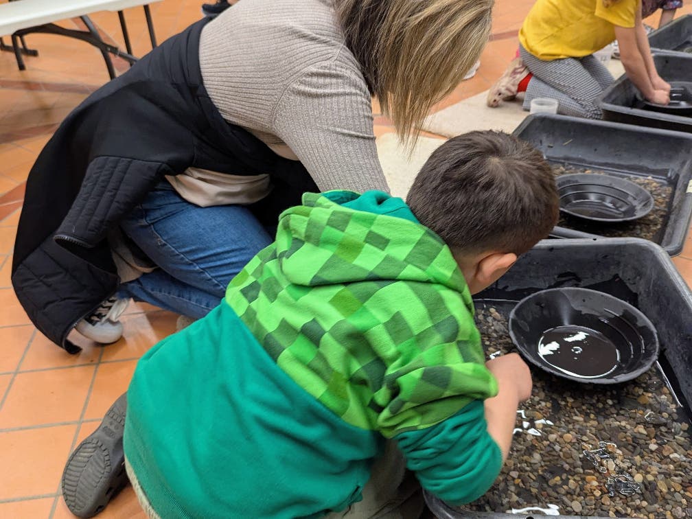 Panning for gold will be one of the many activities offered this weekend during the Rock & Mineral Expo.