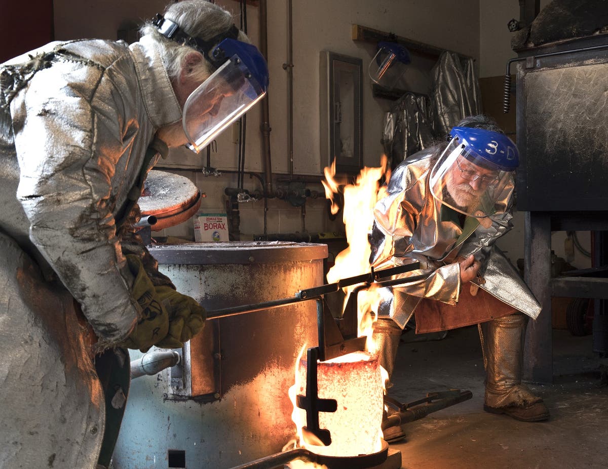 Visitors to Arts at Bucks can learn about the process of casting bronze sculpture during
open studios from noon to 4 p.m. Sunday, April 26 at Bucks County Community College
in Newtown.