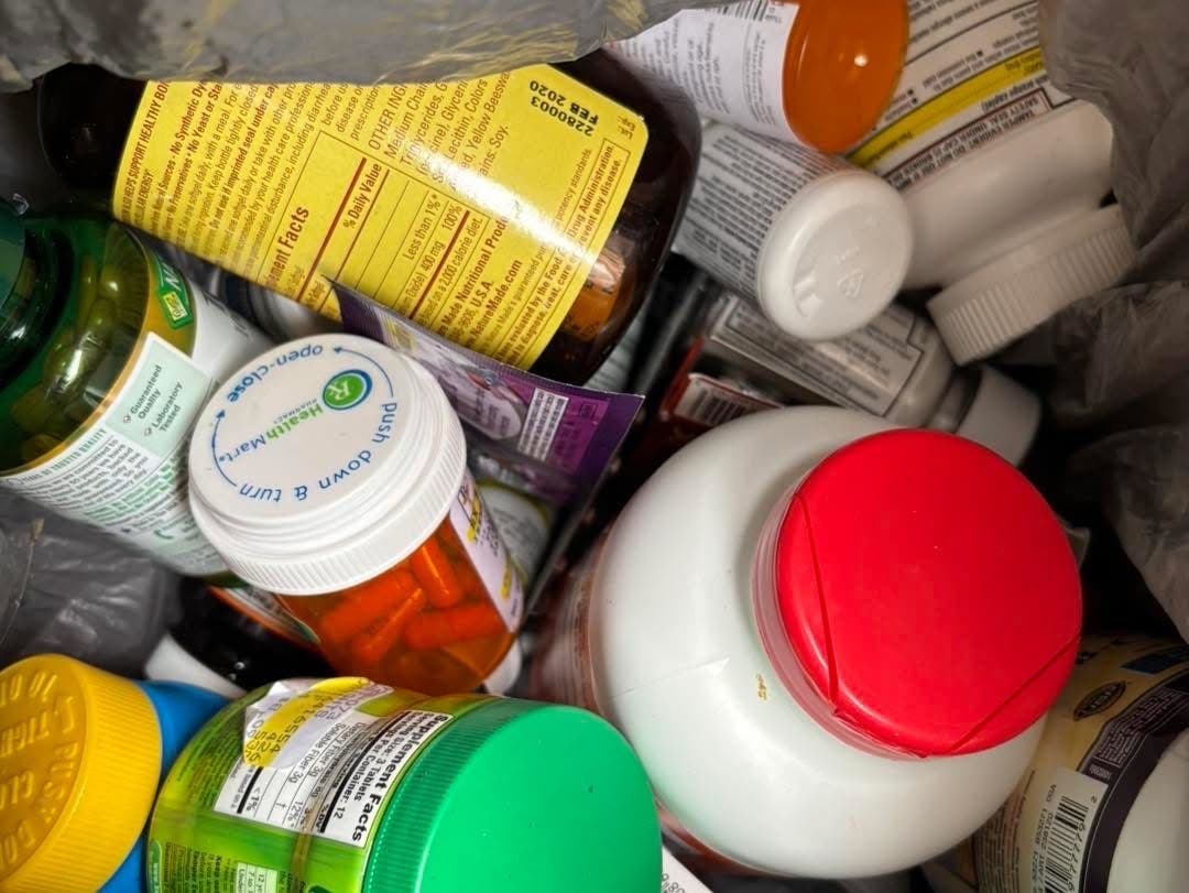 Some of the drugs collected during Saturday's Take Back day.