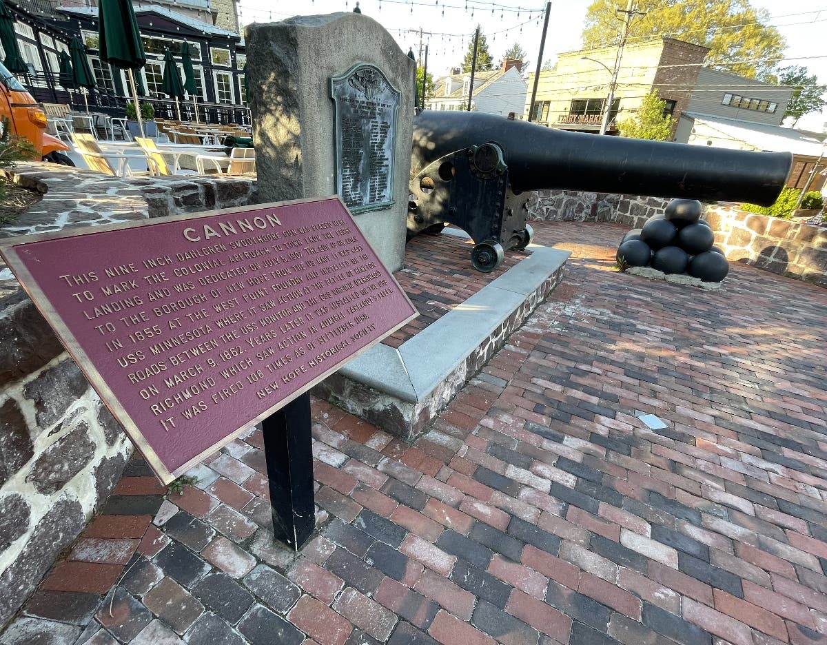 The New Hope World War I memorial at the intersection of Main and West Ferry streets honors borough residents who served during the war.