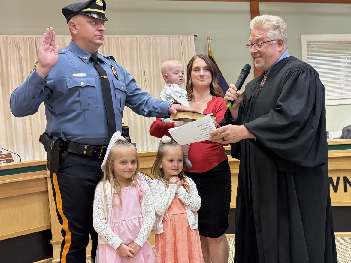 Newtown Police Corporal Advances To The Rank Of Sergeant