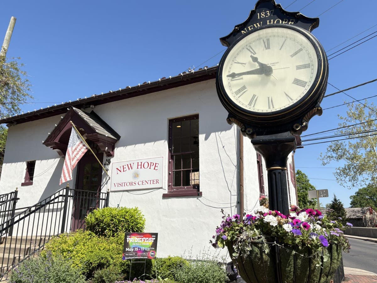 The New Hope Visitors Center on South Main Street.