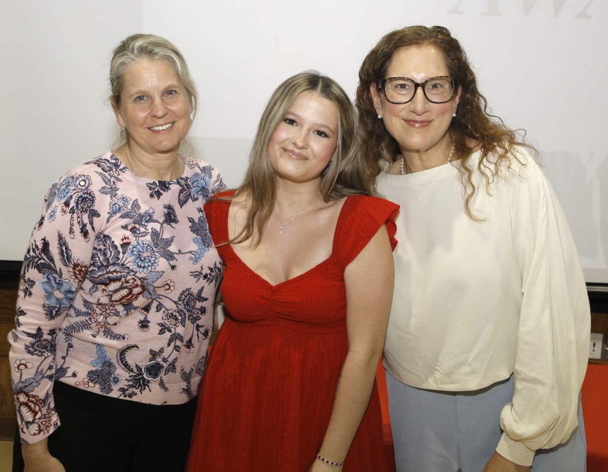 From left are Cindy Midgget, dental occupation instructor; student Adeleigh Lautz; and Pamela Swoyer, cooperative education coordinator.