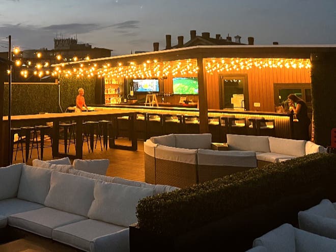 The new Rooftop Bar and Lounge at the Main Street Marketplace in Doylestown.