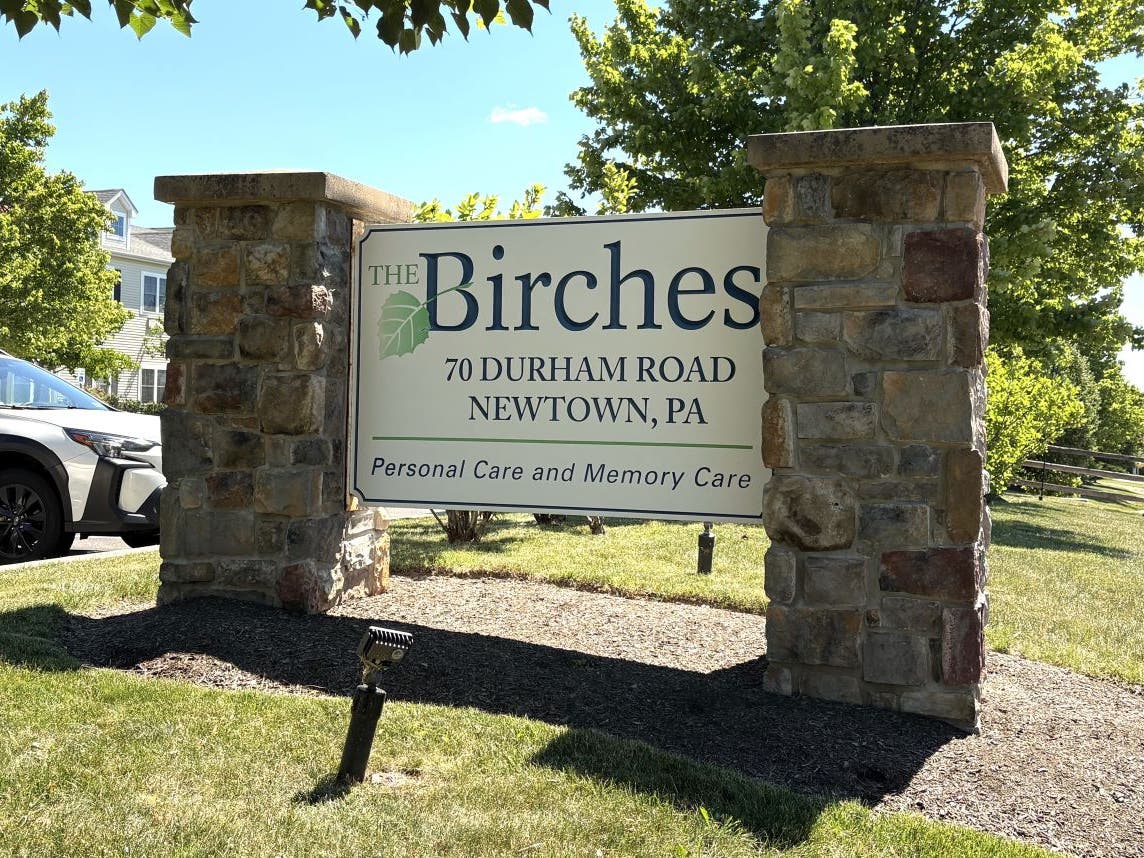 The Birches in Newtown.