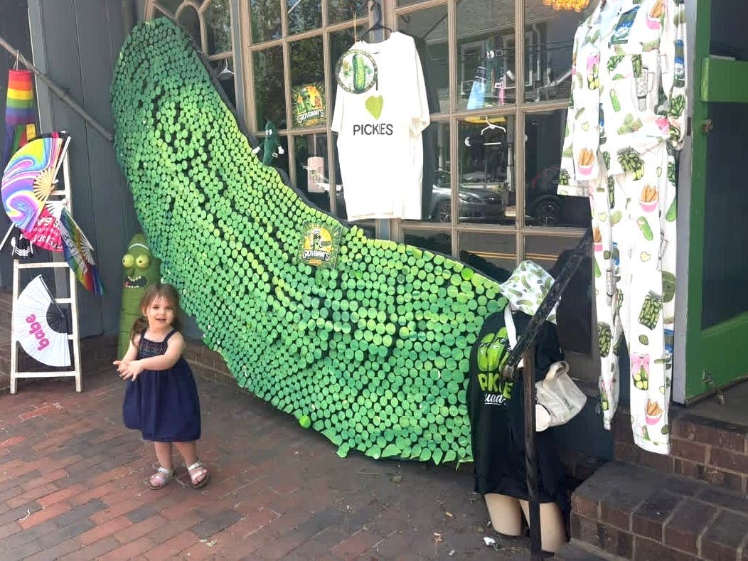 Giovanni's Dillicious Pickles on South Main Street in New Hope.