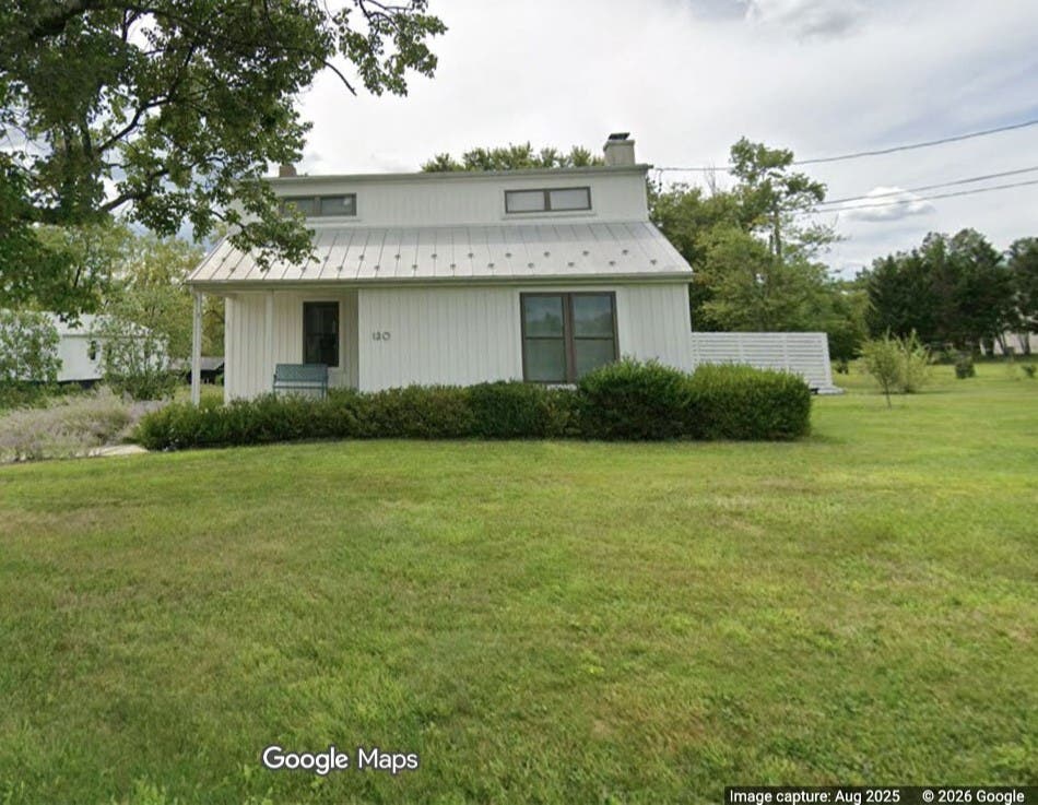 The house before the explosion.