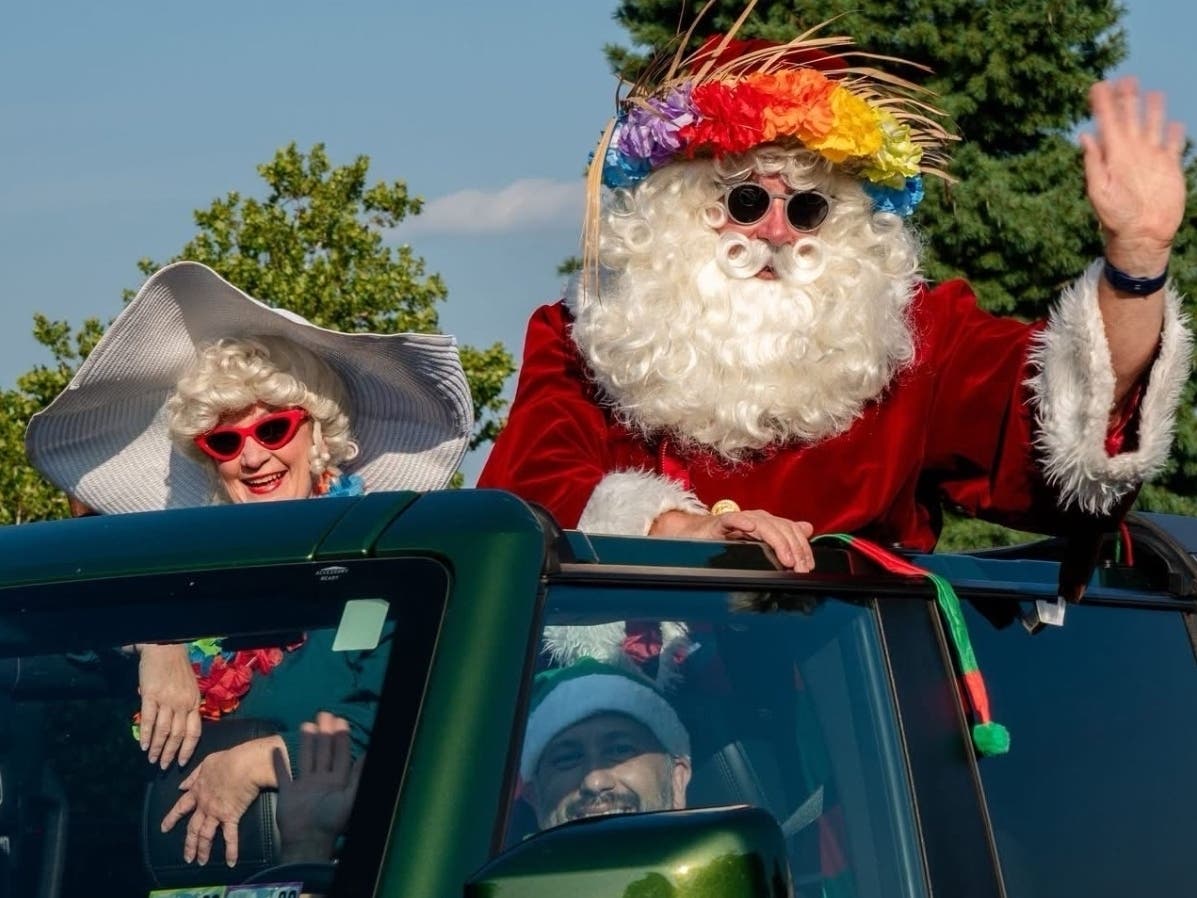 Santa also spent a long summer weekend last year at the village enjoying a taste of Christmas in July.