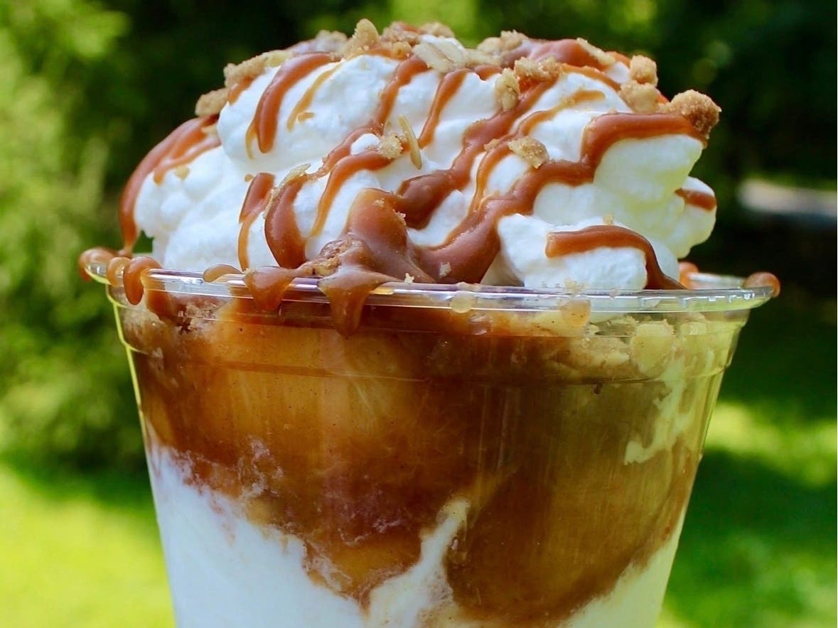 Owowcow's Farmer Peach Sundae is available now through the end of August.