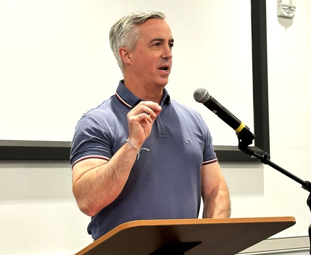 Bucks County Commissioner Bob Harvie, running for U.S. Congress.