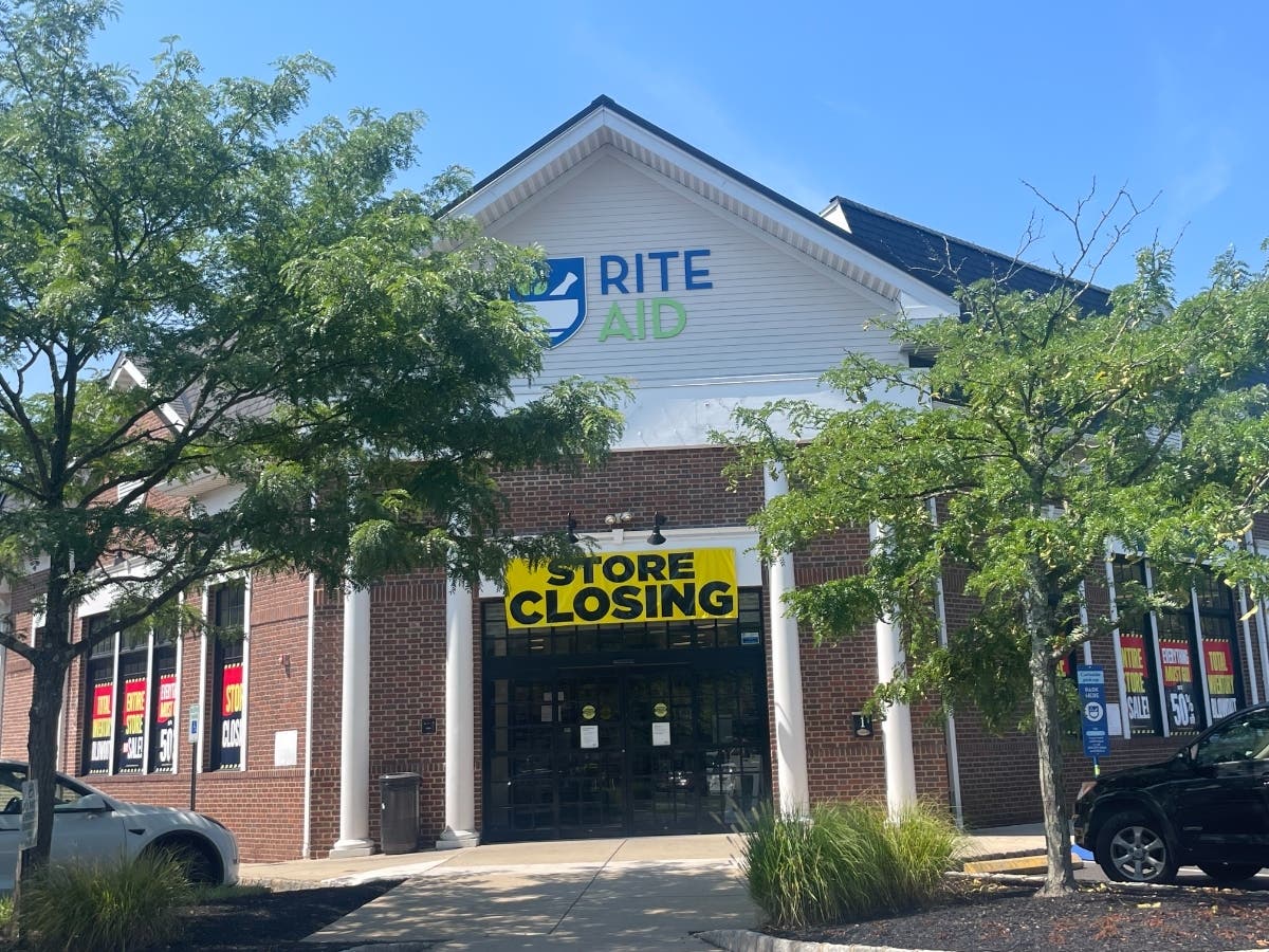 The former Rite Aid store at the Goodnoe Corner Shopping Center.