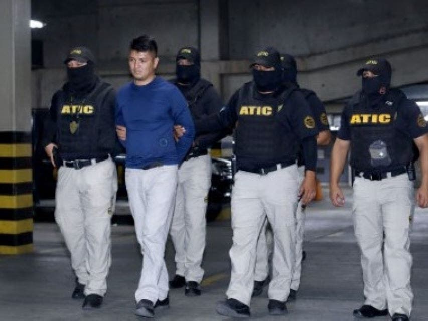 Darwin David Espinal-Del Cid was placed in custody on Monday by Honduran agents with the Technical Agency for Criminal Investigation (ATIC).