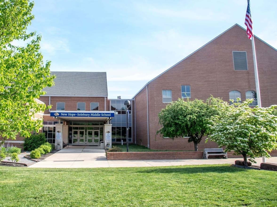 The New Hope-Solebury Middle School in New Hope.