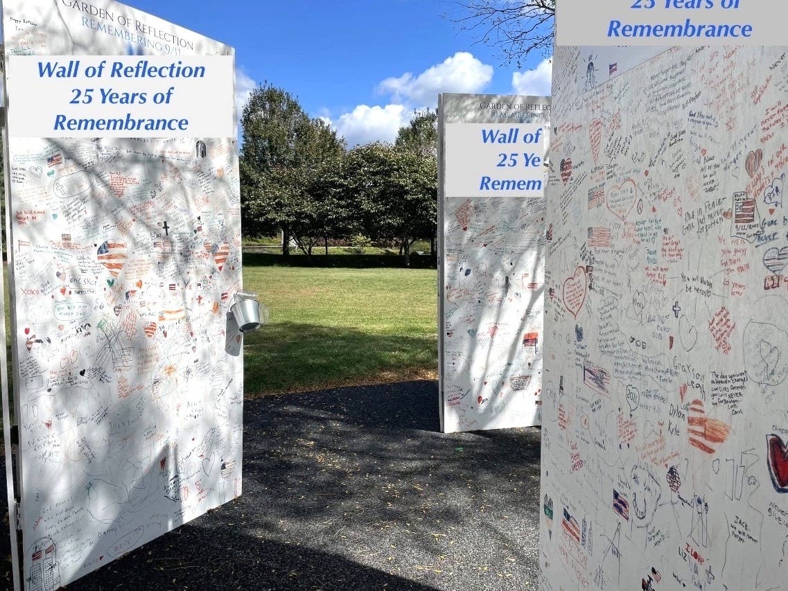 The Walls of Reflection at the Garden of Reflection.