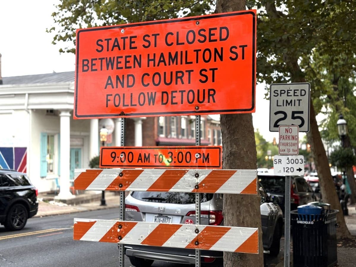 Ongoing utility work is taking place in Doylestown Borough through early December.