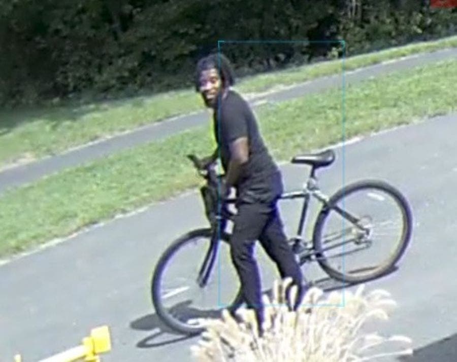Police are looking for this man suspected of stealing a scooter from a township school.