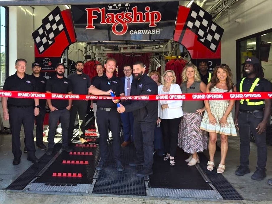 Officials with Flagship joined the leaders of the Central Bucks Chamber of Commerce in cutting the ribbon on the new state-of-the-art facility.