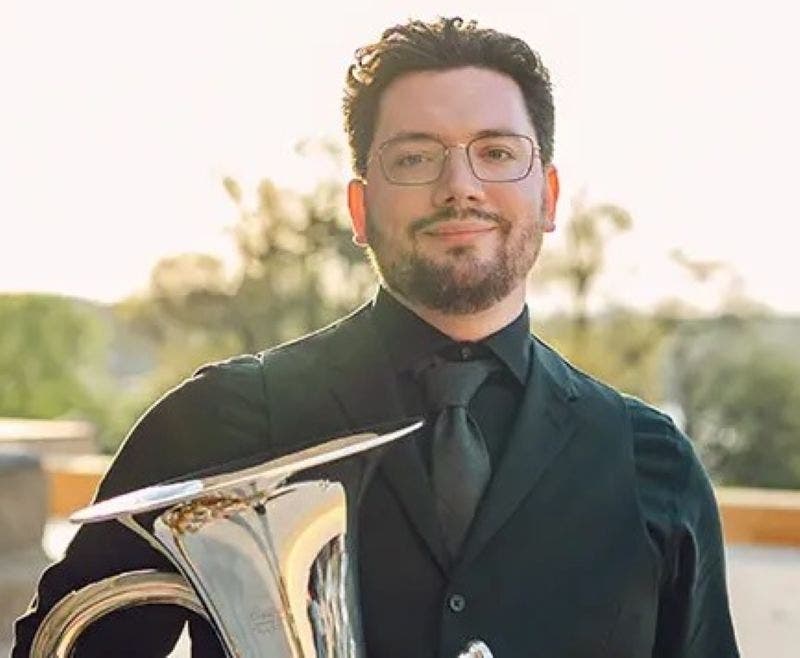 Euphonium artist Michael Fahrner joins the symphony orchestra in a performance of Edward Gregson’s "Euphonium Concerto."