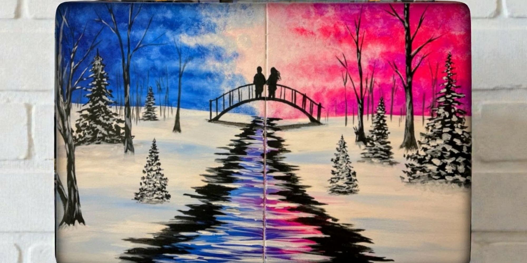 Valentine's Day 💘 ~ Winter Stroll - Couples Painting Class