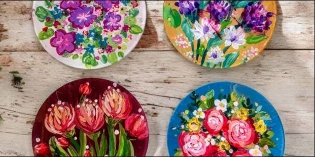 Hand Painted Coaster Class