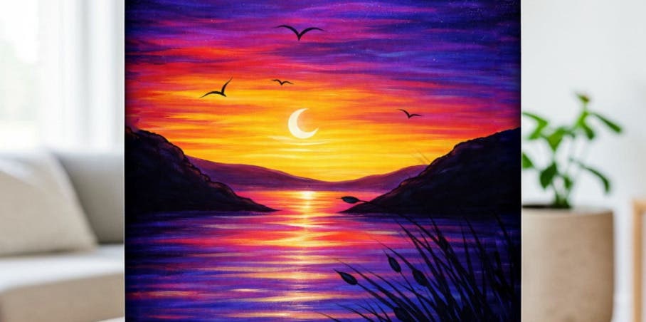 Golden Serenity - Painting Class