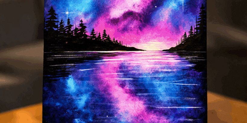 Cosmic Reflections - Painting Class