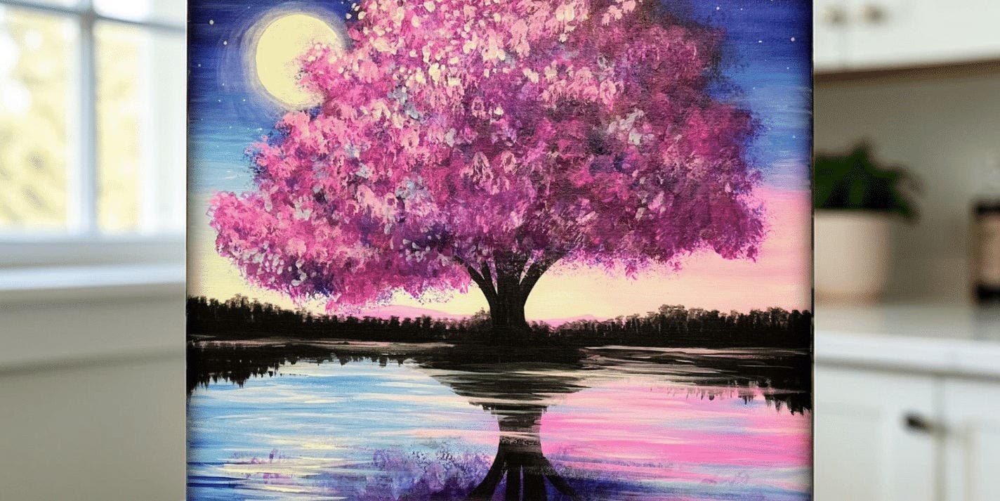 Twilight Blossoms - Painting Class