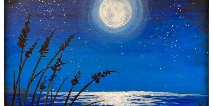 Moonlit Beach - Painting Class