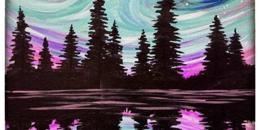 Aurora's Reflections -  Painting Class