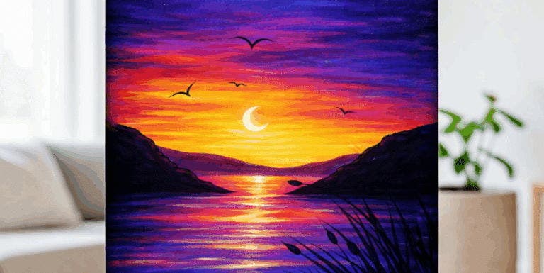 Golden Serenity - Painting Class