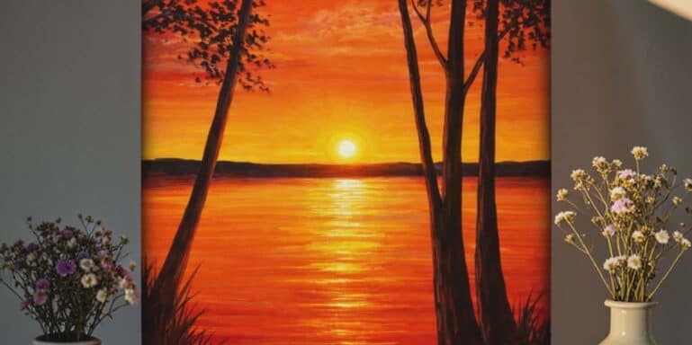 Blazing Horizon - Painting Class