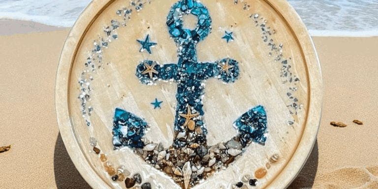 Anchored Resin Tray  - Painting Class