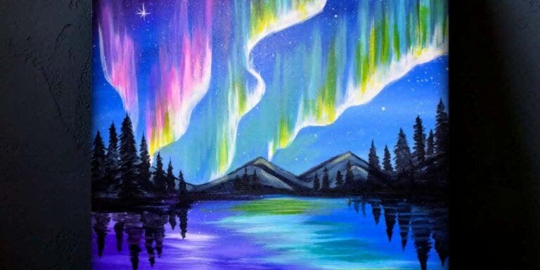 Aurora Skies - Painting Class