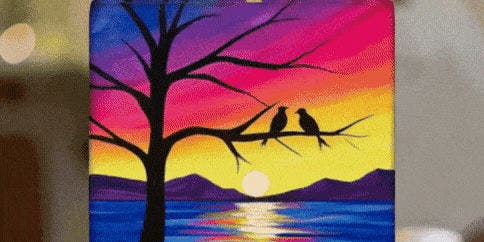 Birds Of A Feather  - Family  Paint and Pizza Party