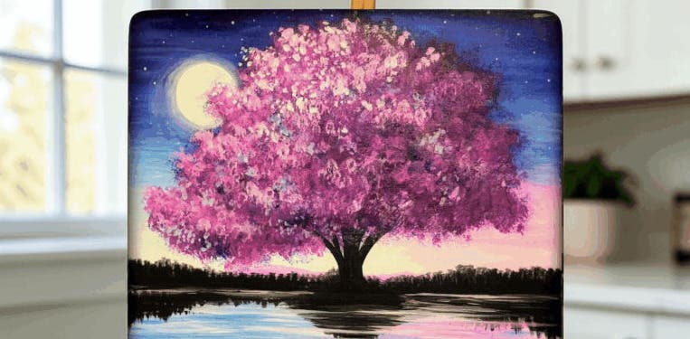 Twilight Blossoms - Painting Class