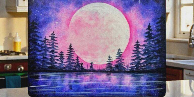 Moonlit Mirage - Painting Class