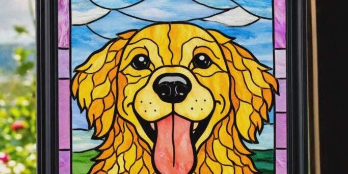 Paint Your Pet Glass Art - Painting Class