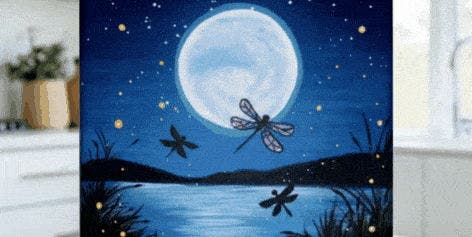 Lunar Reflections - Painting Class