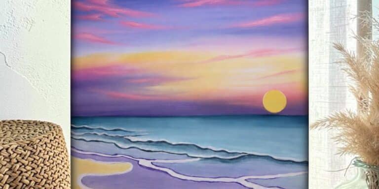 Lavender Tide - Painting Class