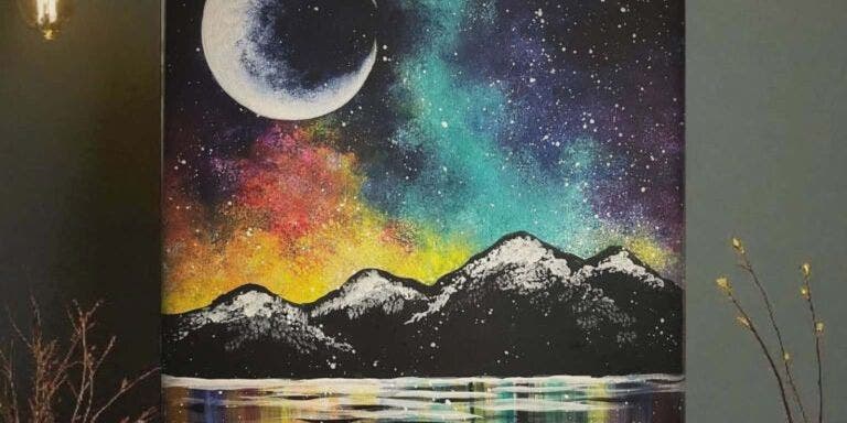 Moonlit Mirage - Painting Class