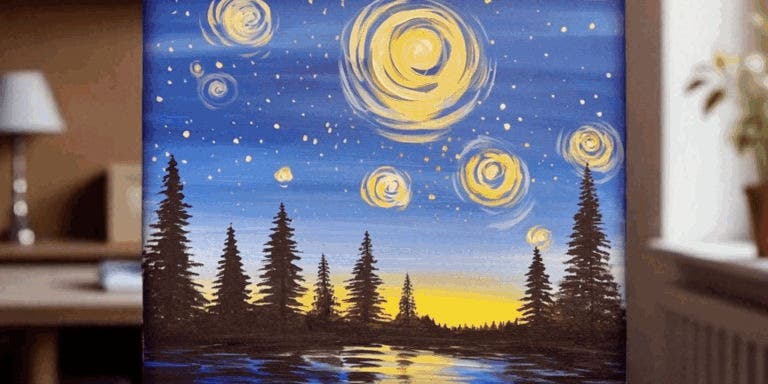 Celestial Lake - Painting Class