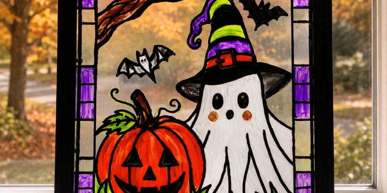 Boo Crew Glass Art  - Painting Class