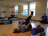 Kin guests practicing Yoga